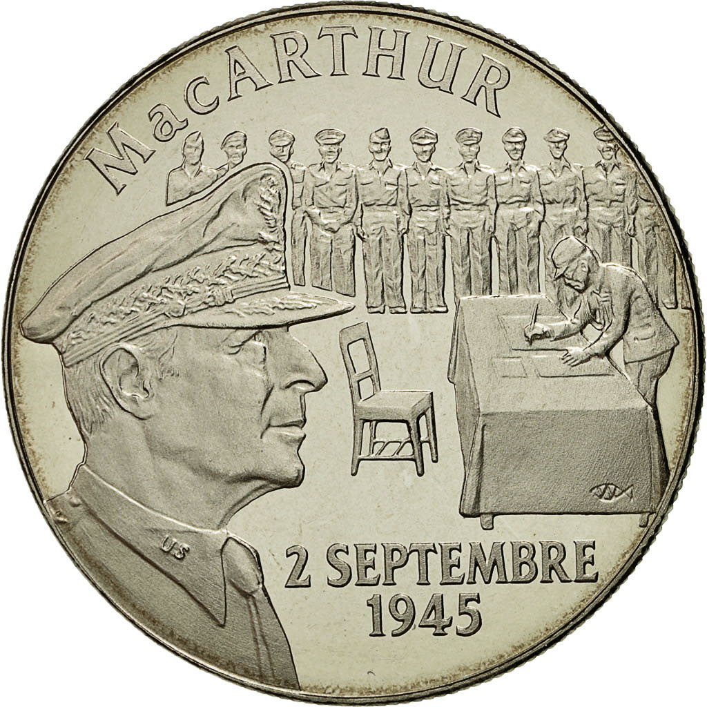 France, Medal, Seconde Guerre Mondiale, Mac Arthur, MS(64), Cupro-nickel