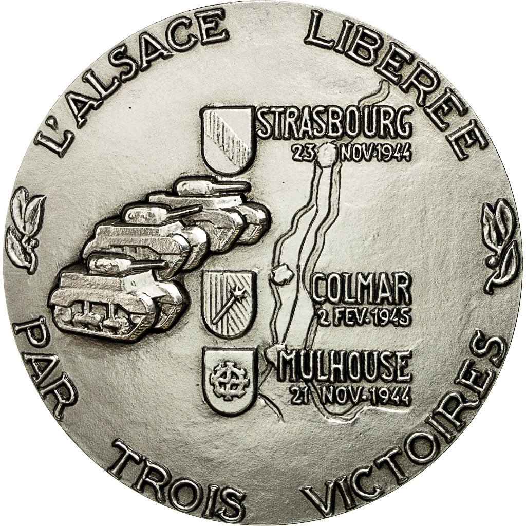 Francia, medaglia, Seconde Guerre Mondiale, L'Alsace Libérée, SPL+, Bronzo