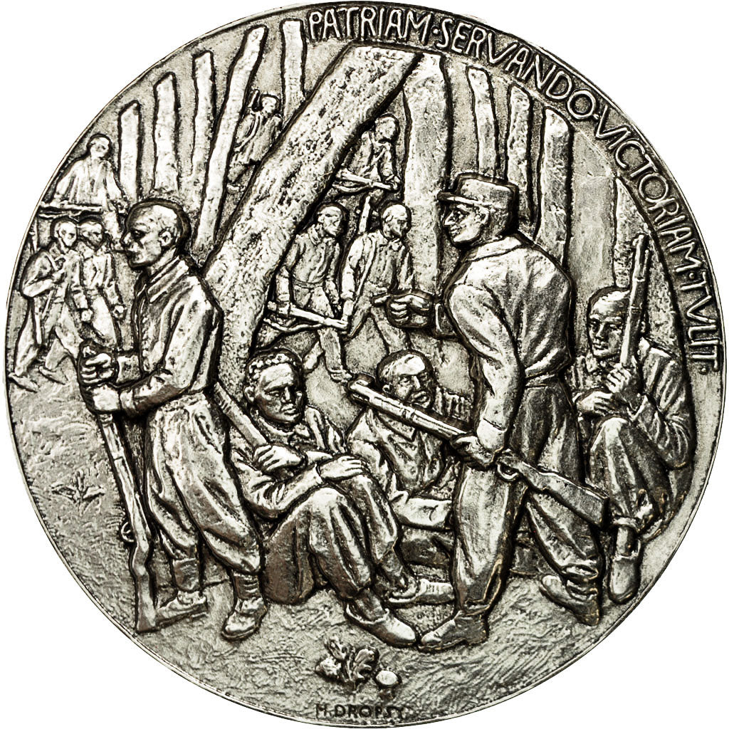 France, Medal, Seconde Guerre Mondiale, La Résistance Française, Dropsy