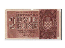 Croatia, 2 Kuna, 1942, VF(30-35), BF 231956