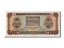 Croazia, 1000 Kuna, 1943, BB+