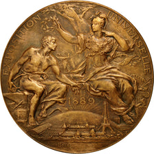 France, Medal, Exposition universelle de Paris, 1889, Bottée, AU(55-58), Bronze