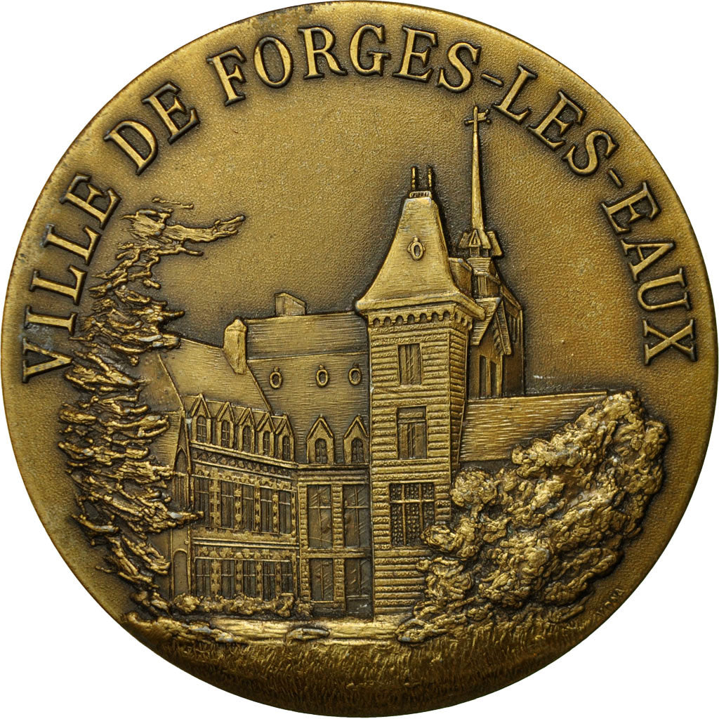 France, Medal, Ville de Forges-Les-Eaux, MS(63), Bronze