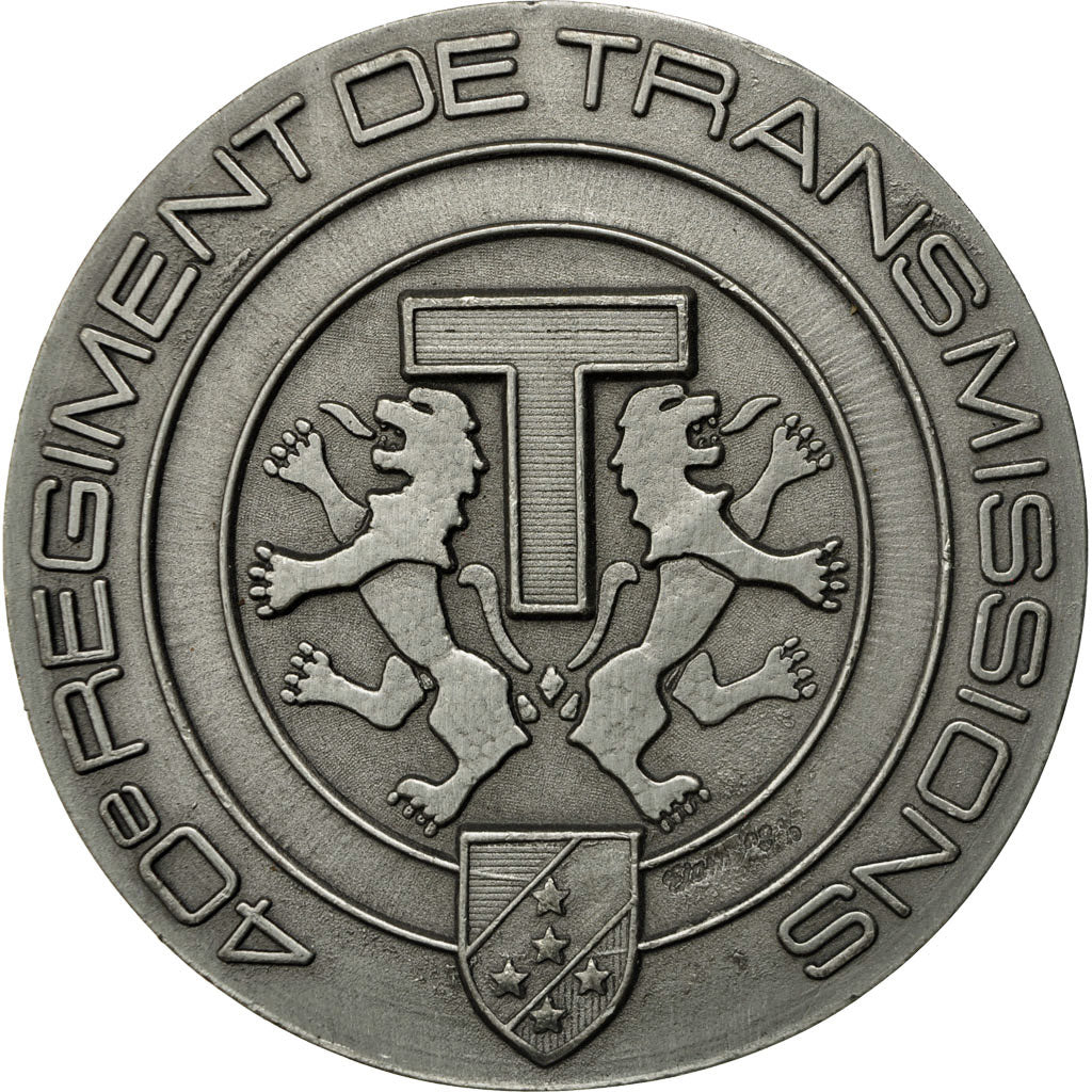 Francia, medaglia, Militaire, 40ème Régiment de transmission, SPL, Metallo