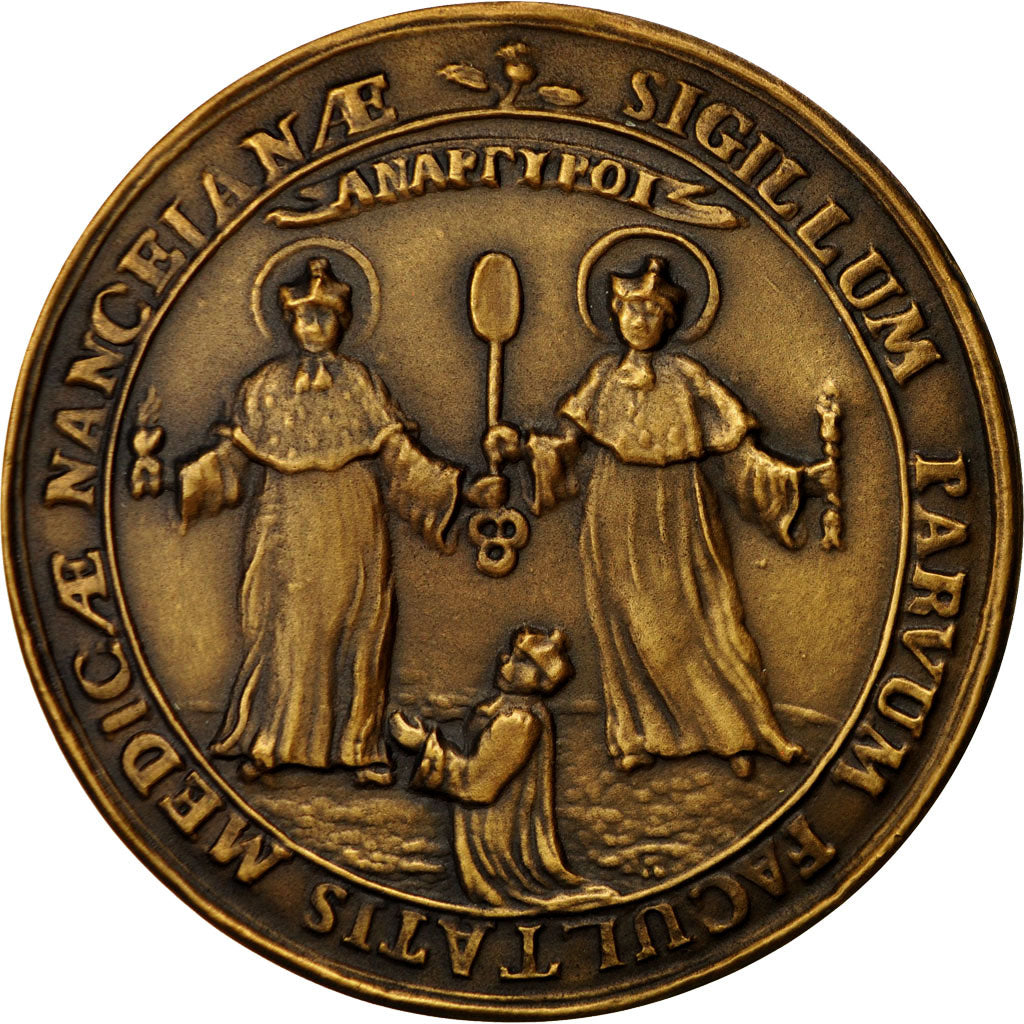France, Medal, Faculté de Médecine de Nancy, MS(60-62), Bronze