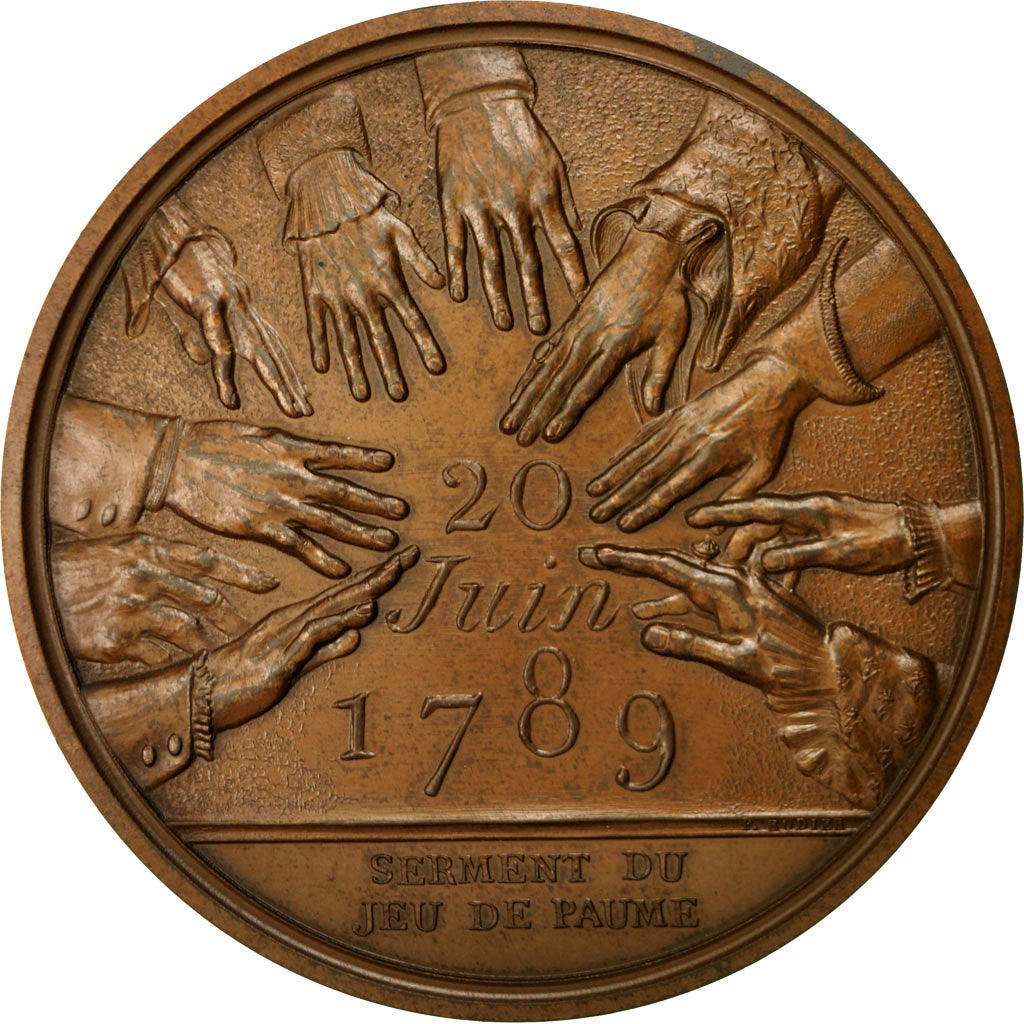 Frankrijk, Medaille, Révolution Française, Serment du Jeu de Paume, 1987