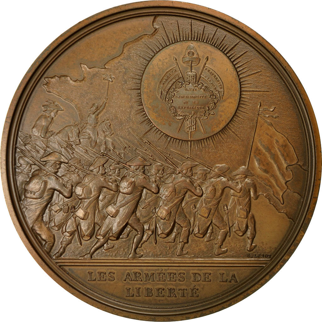 Frankreich, Medaille, Révolution Française, Les Armées de la Liberté, 1987