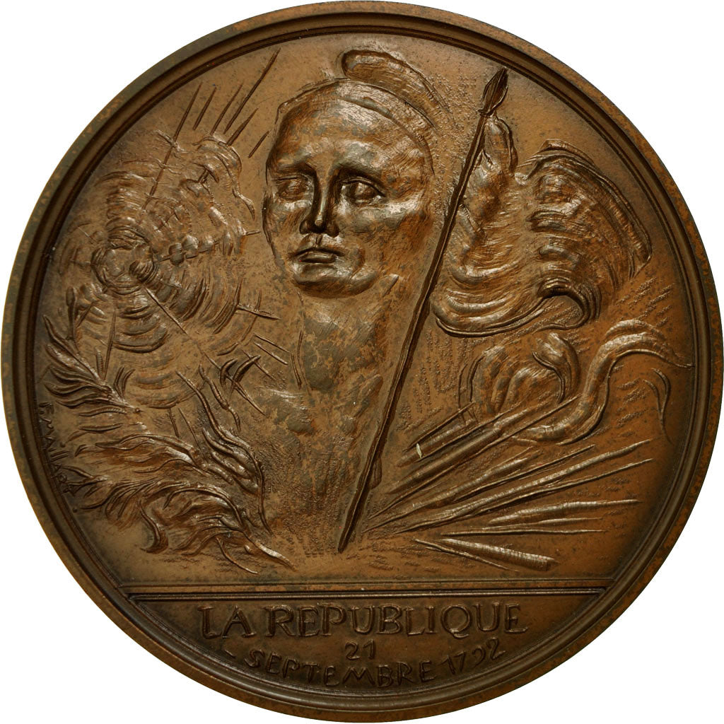 France, Médaille, Révolution Française, La République, 1987, Maillart, SUP+