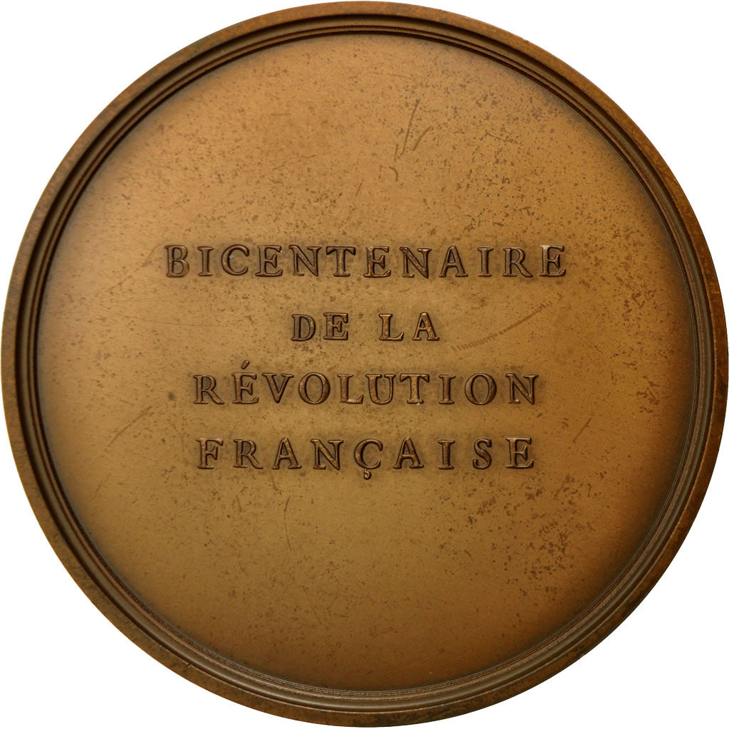 France, Médaille, Révolution Française, La République, 1987, Maillart, SUP+