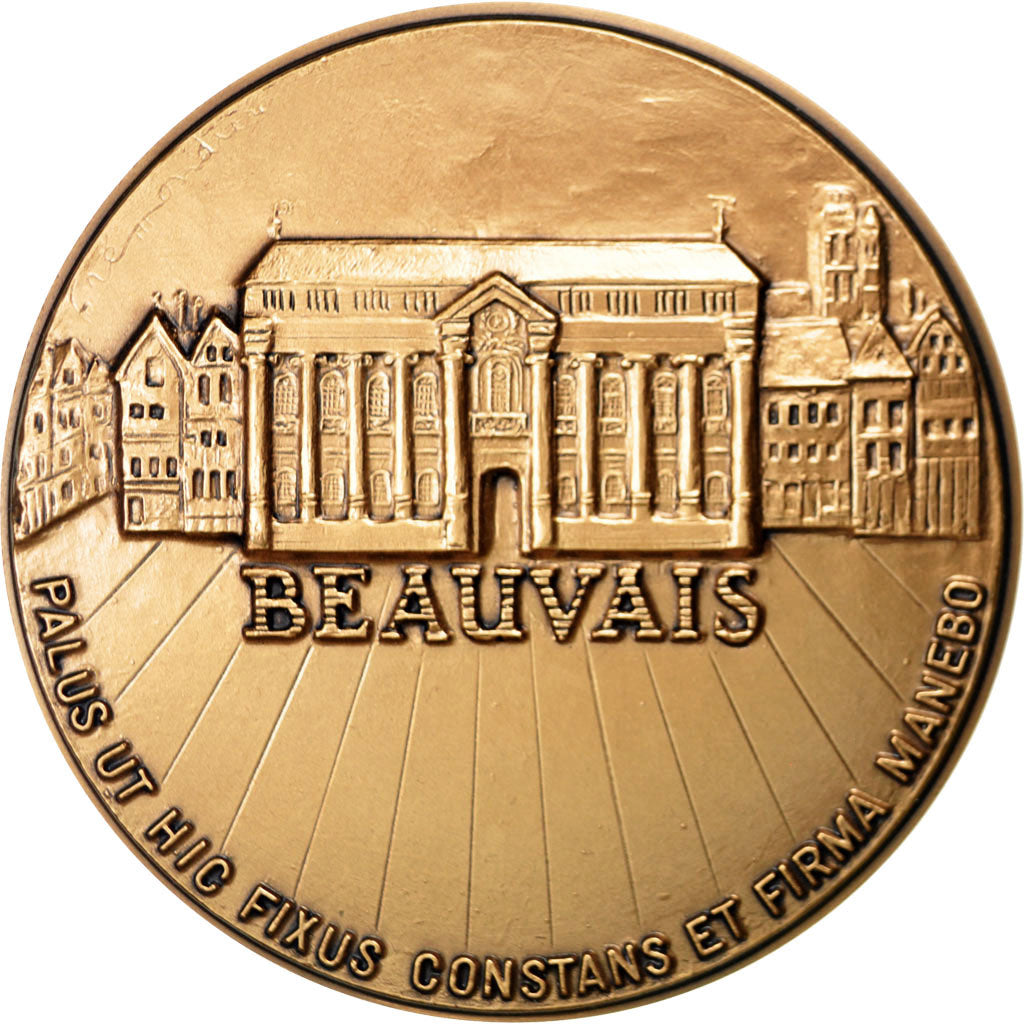 France, Medal, Ville de Beauvais, Crémondière, MS(64), Bronze