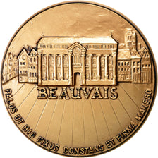 France, Medal, Ville de Beauvais, Crémondière, MS(64), Bronze