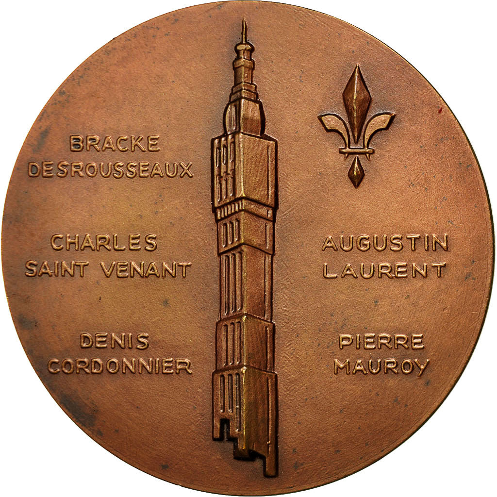 France, Médaille, Roger Salengro, Maire de Lille, Brimeur, SUP, Bronze