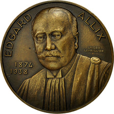France, Medal, Faculté de Droit de Paris, Edgard Allix, 1945, Lavrillier