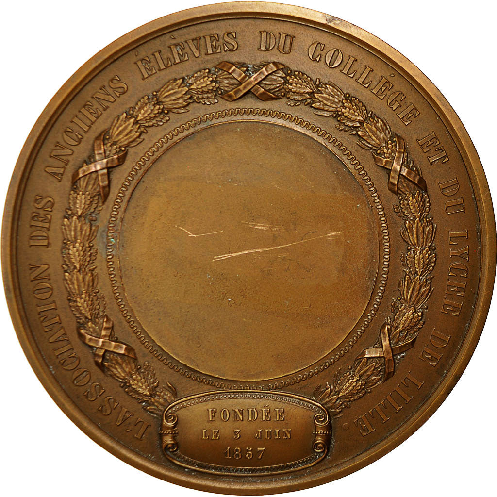 France, Médaille, Association des Anciens Elèves de Lille, 1967, Lecomte