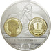France, Medal, Histoire de la Monnaie Française, 1 Franc 1943, 2013, MS(65-70)