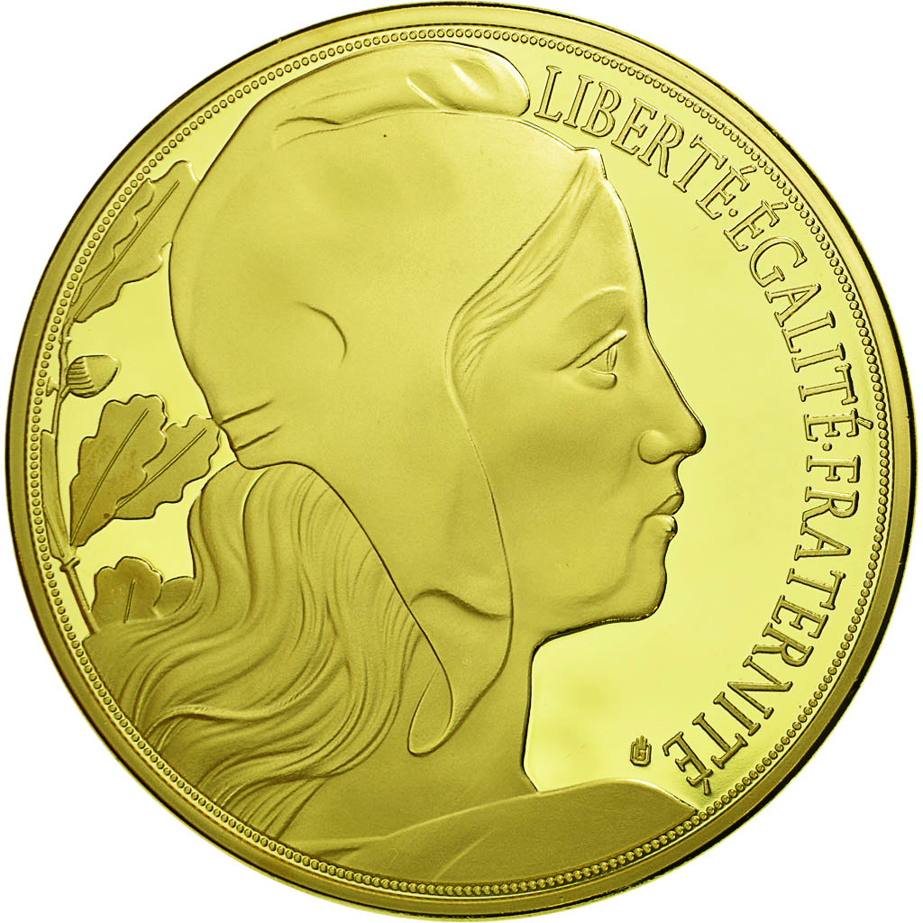 France, Médaille, Marianne, La Marseillaise, 2013, FDC, Copper Gilt