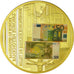 Frankrijk, Medaille, Europe, Billets de Banque Européenne, FDC, Copper Gilt
