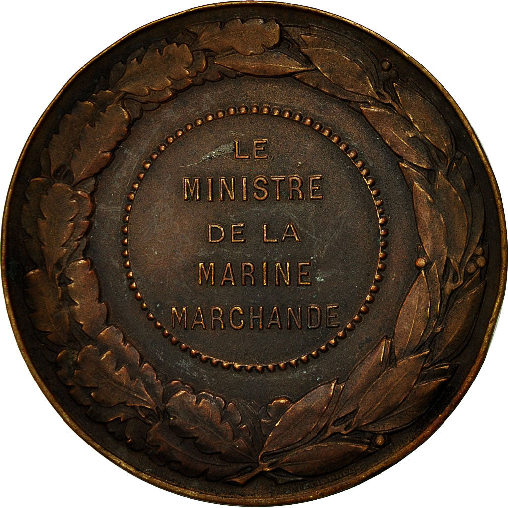 Frankreich, Medaille, Le Ministre de la Marine Marchande, Arthus Bertrand, SS+