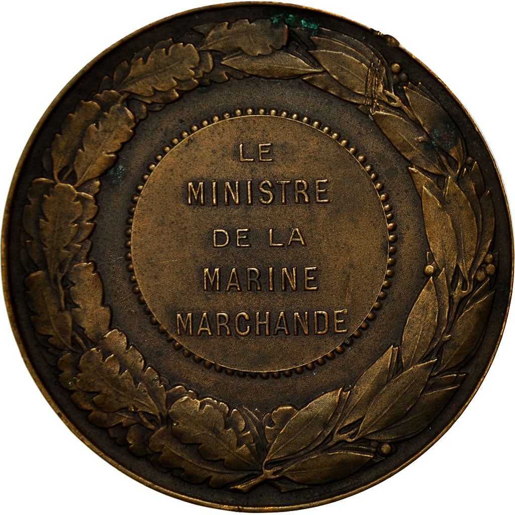 France, Médaille, Le Ministre de la Marine Marchande, Arthus Bertrand, TTB+