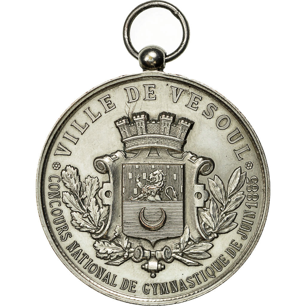 France, Médaille, Concours National de Gymnastique, Vesoul, 1885, Vernon, SUP