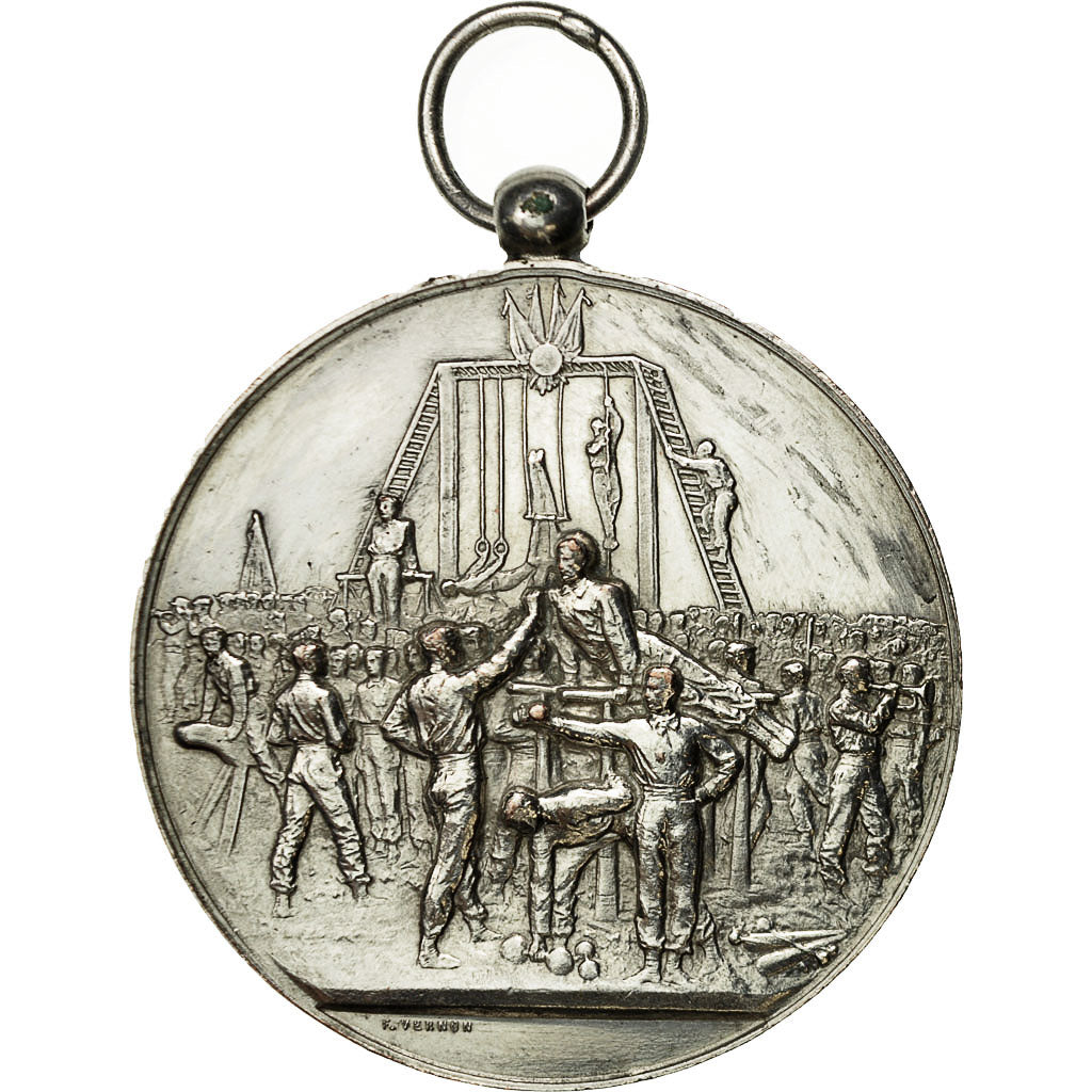 France, Médaille, Concours National de Gymnastique, Vesoul, 1885, Vernon, SUP