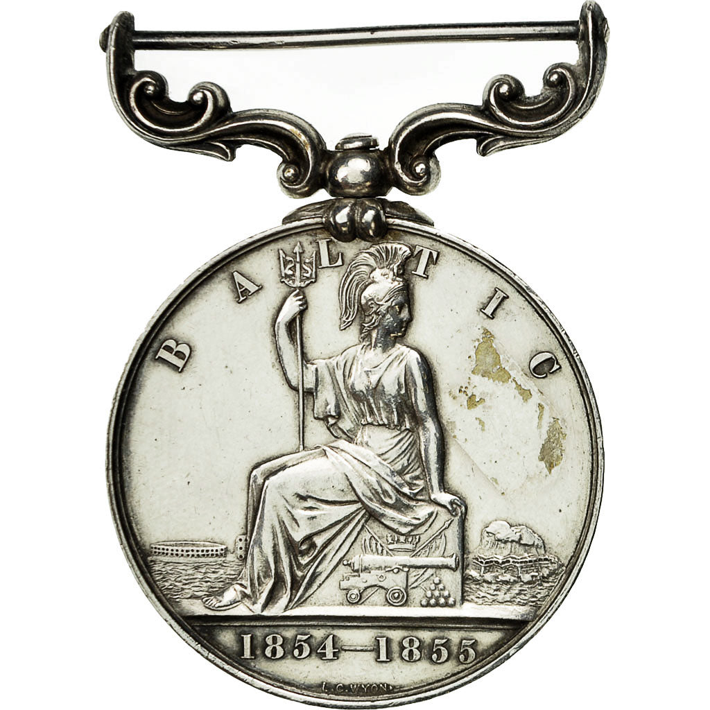 United Kingdom , Medal, Victoria Regina, Baltique, Guerre de Crimée, 1854-1855