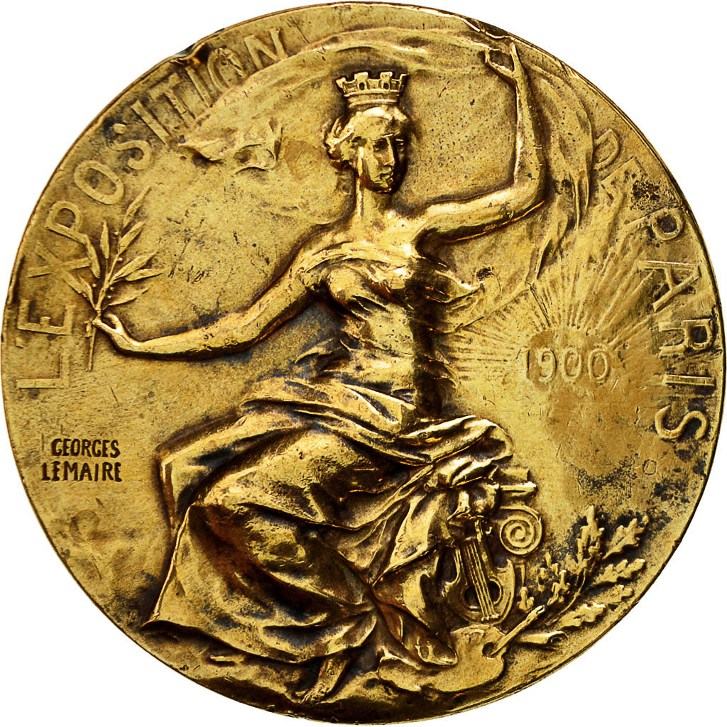 France, Medal, Exposition universelle de Paris, 1900, Lemaire, AU(50-53), Bronze