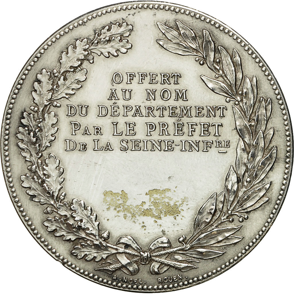 Frankreich, Medaille, Marianne, Préfet de la Seine Inférieure, Dupuis.D, VZ+