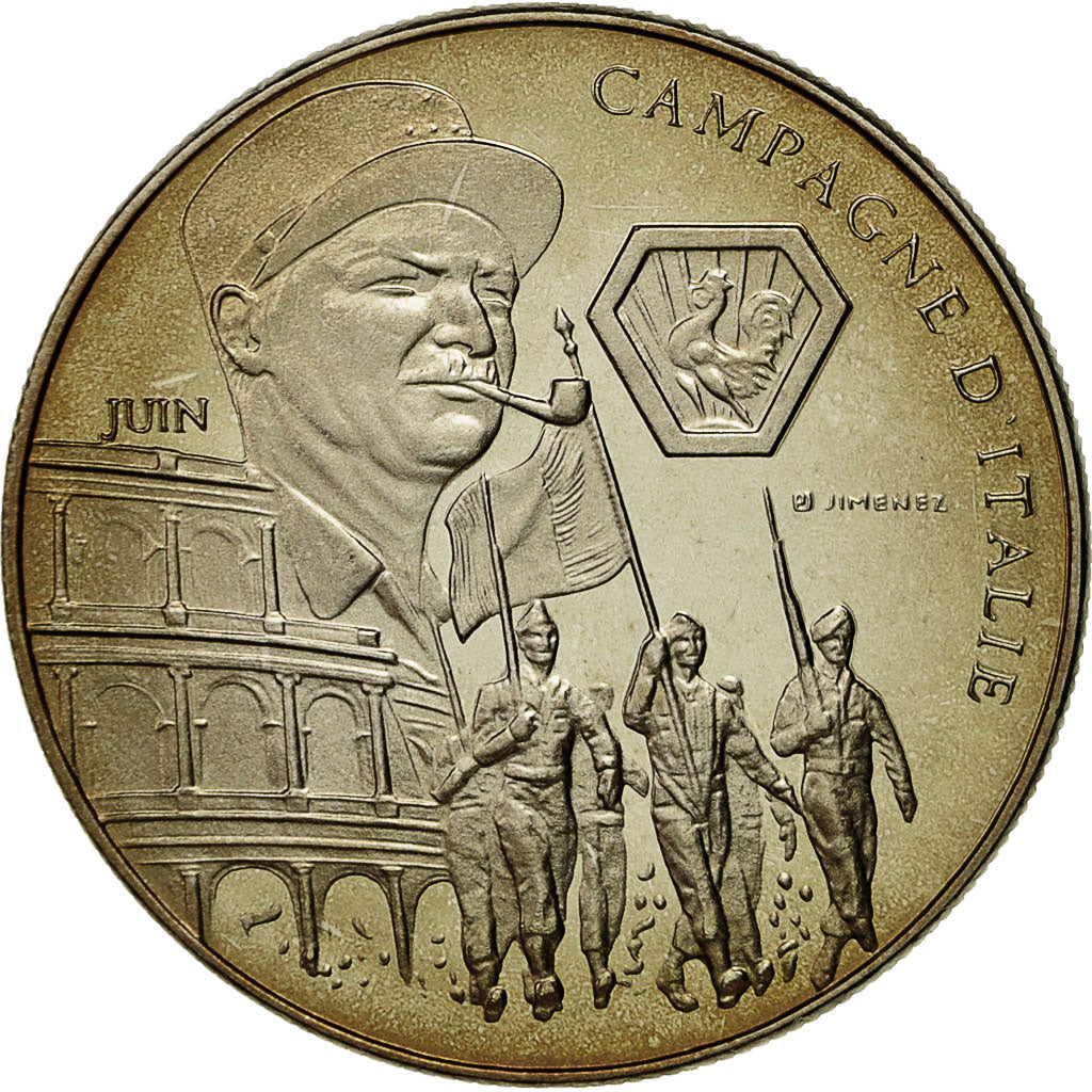 France, Medal, Seconde Guerre Mondiale, Campagne d'Italie, MS(64), Copper-nickel