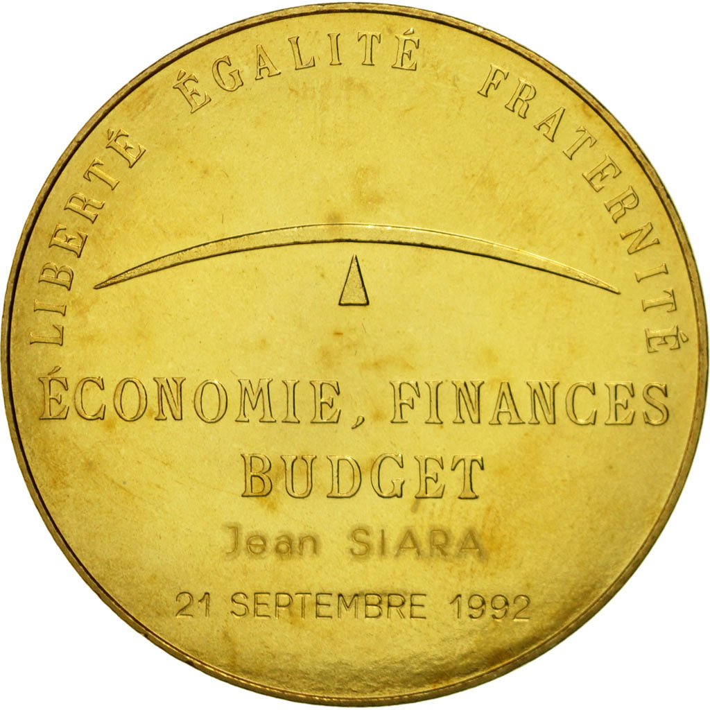 France, Médaille, Economie, Au Nom de la République Française, 1992, SPL+
