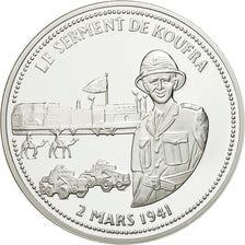 Francia, medaglia, Seconde Guerre Mondiale, Le Serment de Koufra, FDC, Copper