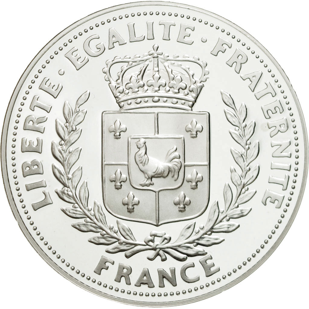 Francia, medaglia, De Gaulle, l'Appel du 18 juin, FDC, Copper Plated Silver