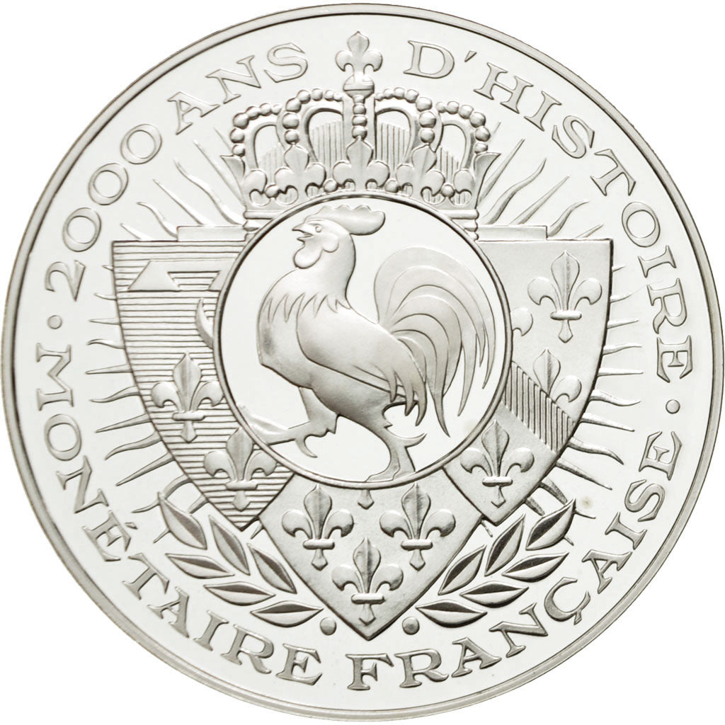 France, Medal, 2000 ans d'Histoire Monétaire française, MS(65-70), Copper