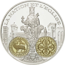 France, Medal, La Nation et L'Eglise, Agnel D'Or, MS(65-70), Copper Plated