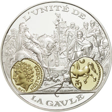 France, Medal, L'Unité de la Gaule, Statère, MS(65-70), Silver