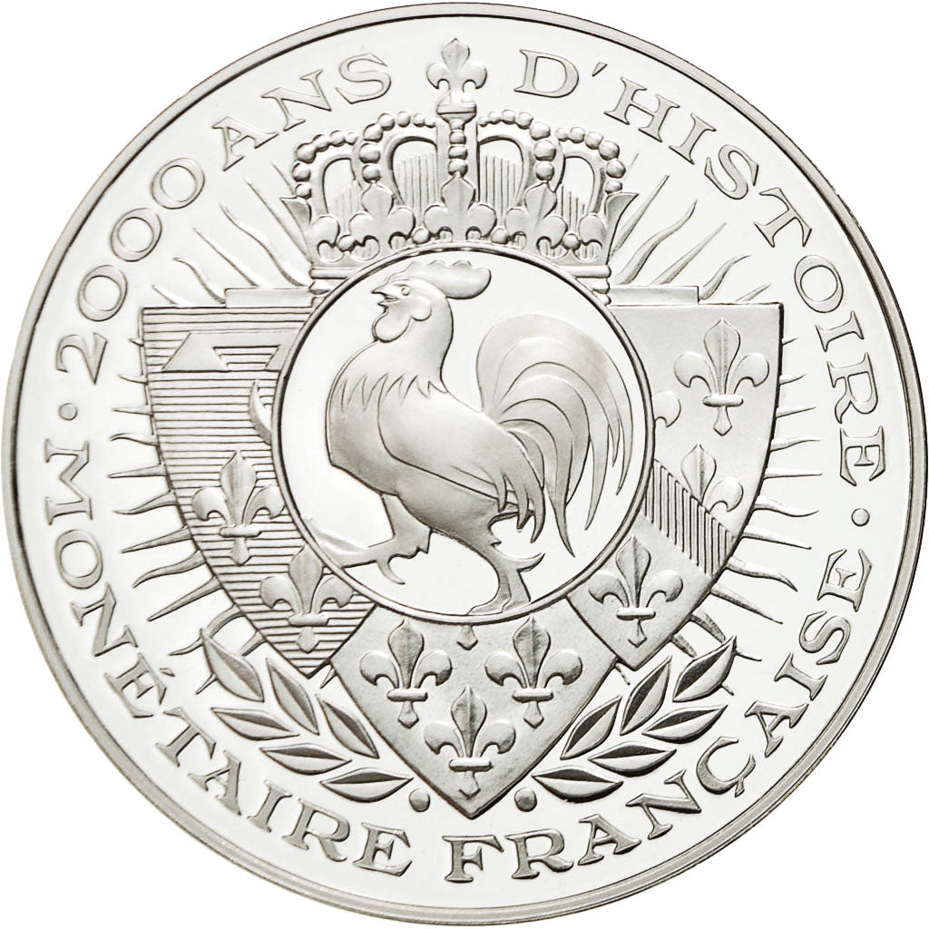 France, Medal, L'Unité de la Gaule, Statère, MS(65-70), Silver
