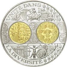 France, Medal, Histoire Monétaire, Unité dans la Diversité, MS(65-70), Silver