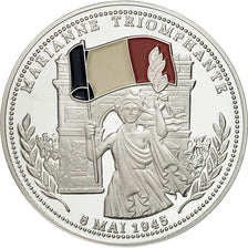 France, Medal, Marianne Triomphante, MS(65-70), Silver