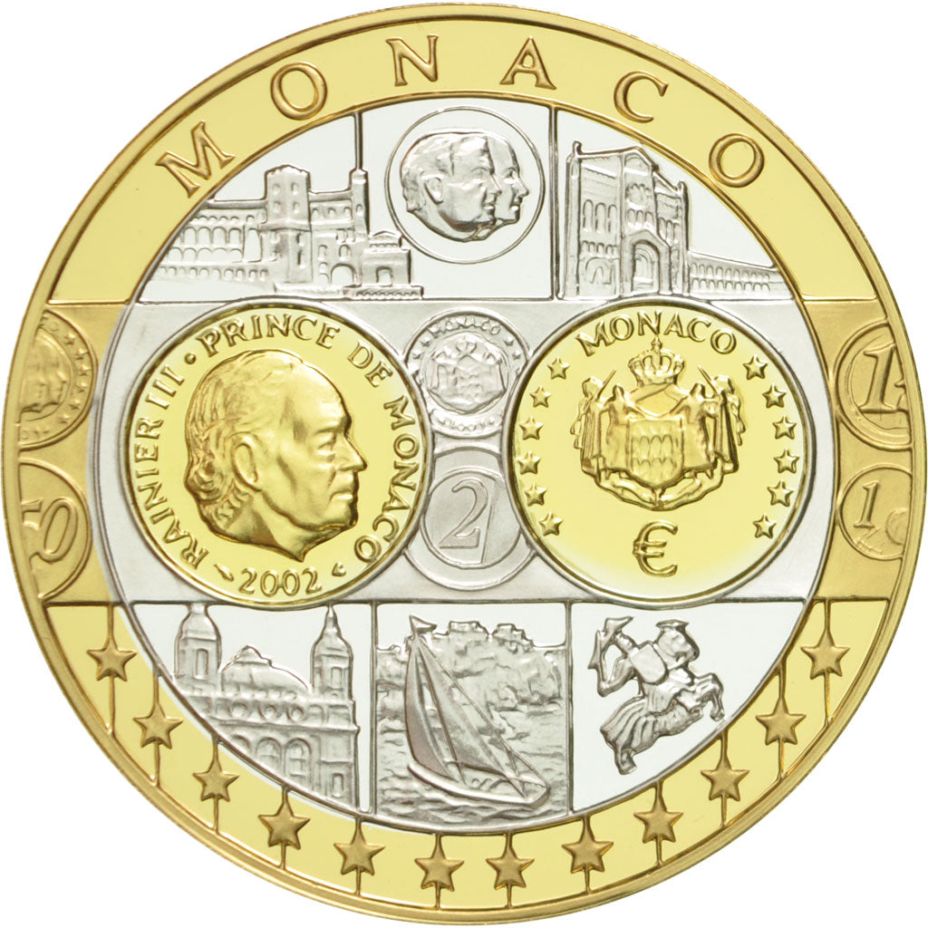 Monaco, Medaille, L'Europe, Monaco, STGL, Silber