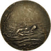 France, Medal, Sport, Natation, 1926, Mattei, EF(40-45), Silvered bronze