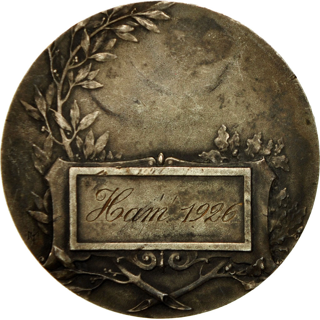 France, Medal, Sport, Natation, 1926, Mattei, EF(40-45), Silvered bronze