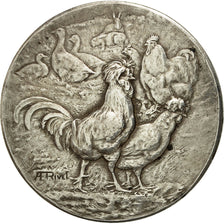 France, Medal, Société d'Aviculture de Seine et Oise, Rivet, AU(50-53)