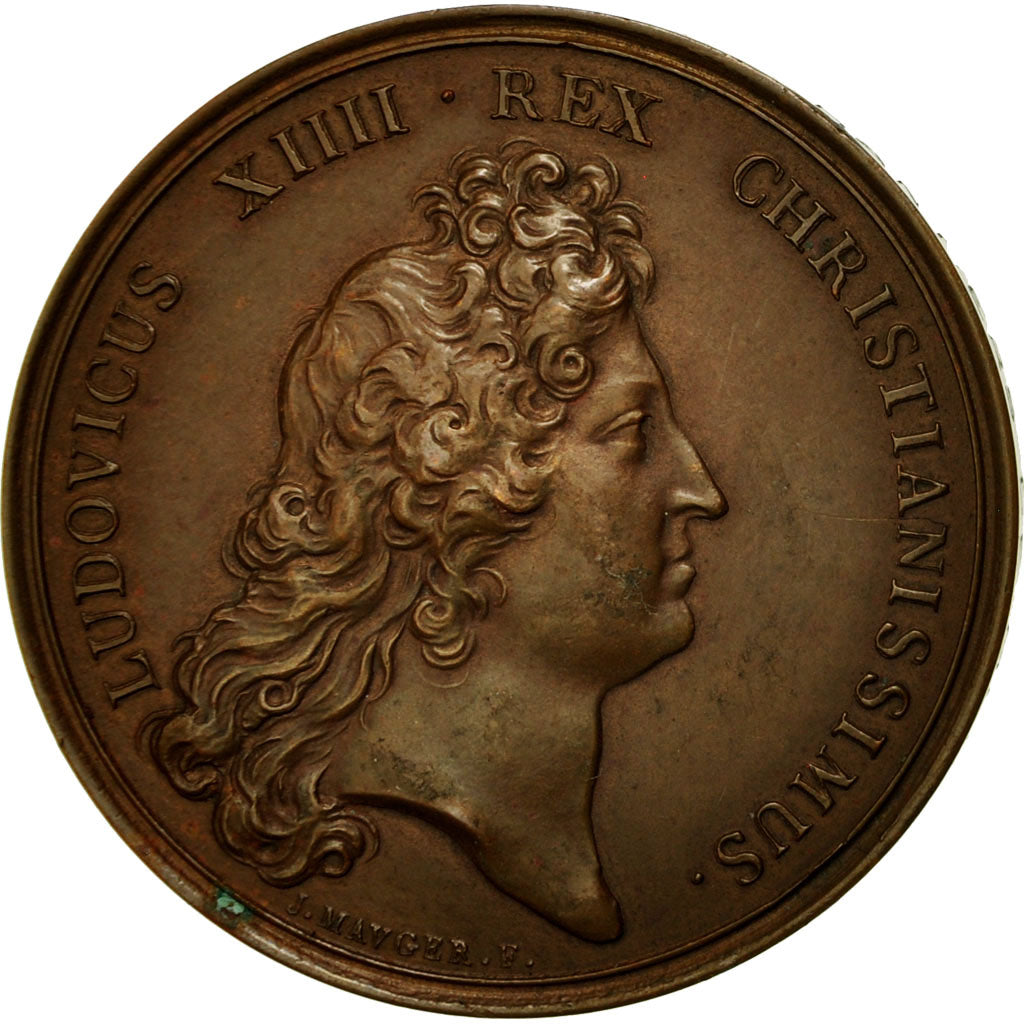 Francia, medaglia, Louis XIV, Galères Royales, Marine Française, Mauger, SPL-