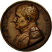 France, Medal, Napoléon Ier, Mémorial de St. Hélène, Bovy, EF(40-45), Copper