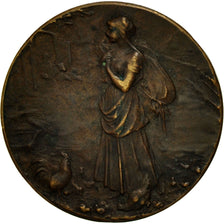 France, Medal, Messager Niortais, VF(30-35), Bronze