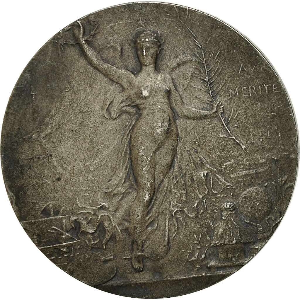 France, Medal, Amicale des Anciens Elèves du Lycée de la Rochelle, 1912