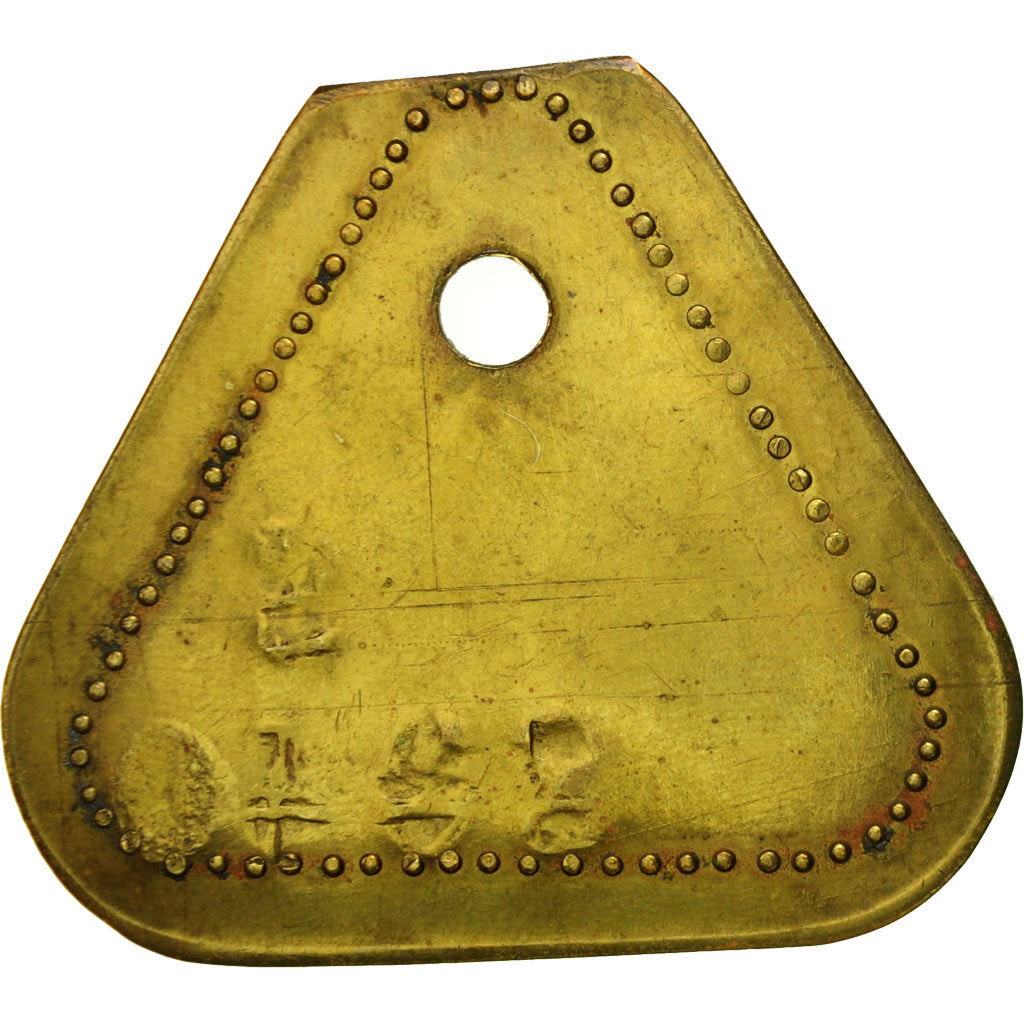 France, Jeton, Compagnie des Mines de Bruay, Fosse N° S, SUP, Laiton