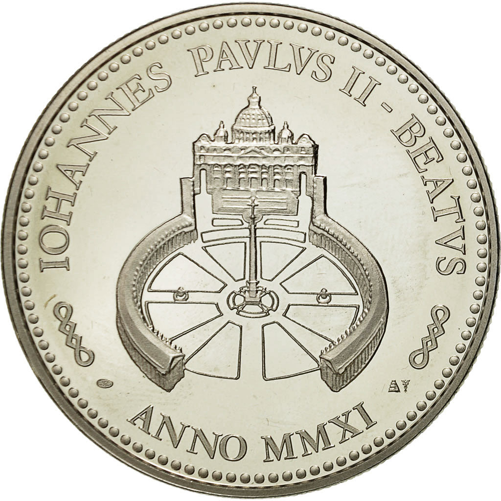 Vaticano, medaglia, Le Pape Jean-Paul II, SPL+, Rame-nichel