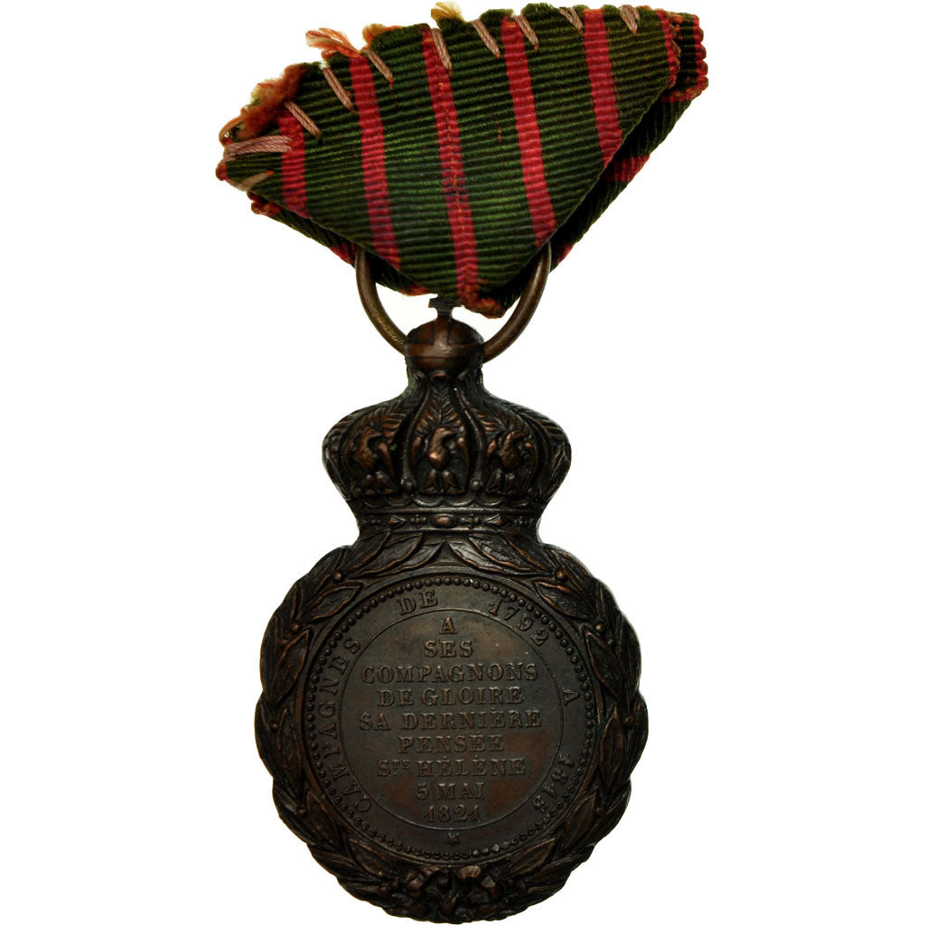 France, Médaille de Saint Hélène, Médaille, 1857, Excellent Quality, Bronze