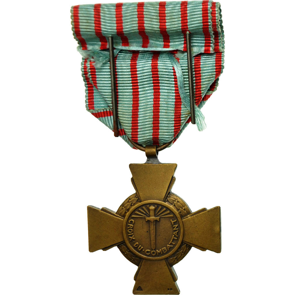 France, Croix du Combattant, Medal, 1914-1918, Very Good Quality, Bronze, 36